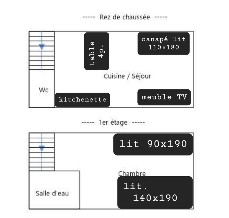 Gite Maisonnette- Et A Cote Coule Une Riviere Жослен Екстериор снимка
